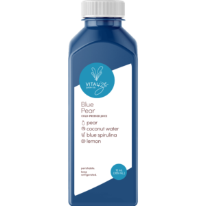 blue pear juice