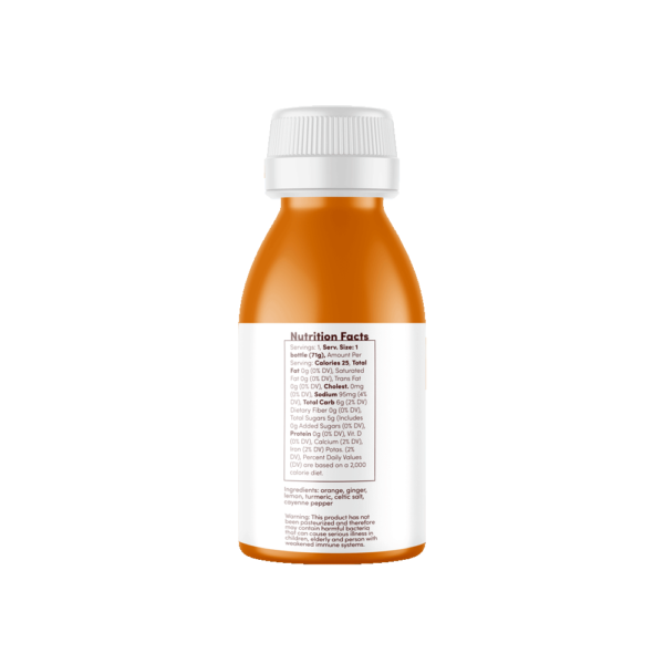 orange immunity nutrition facts