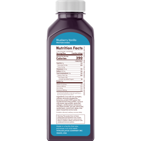 Blueberry Vanilla Protein Shake - Image 2