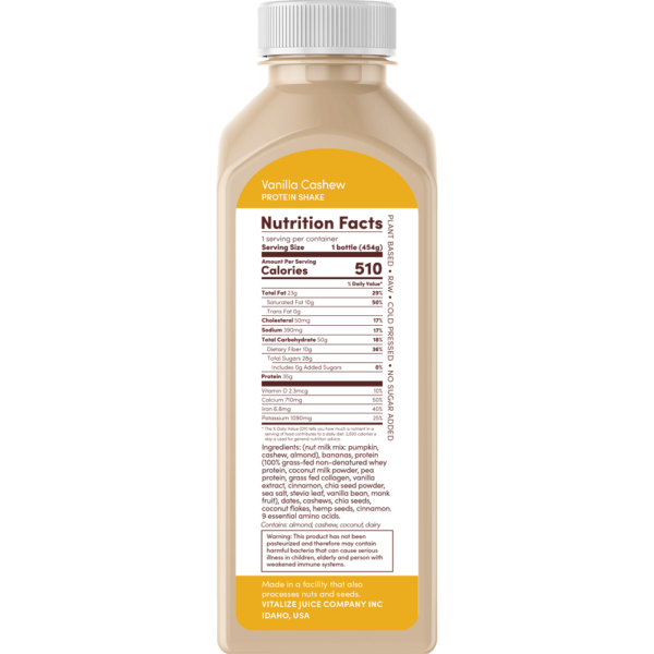 Vanilla Cashew Protein Shake - Image 2